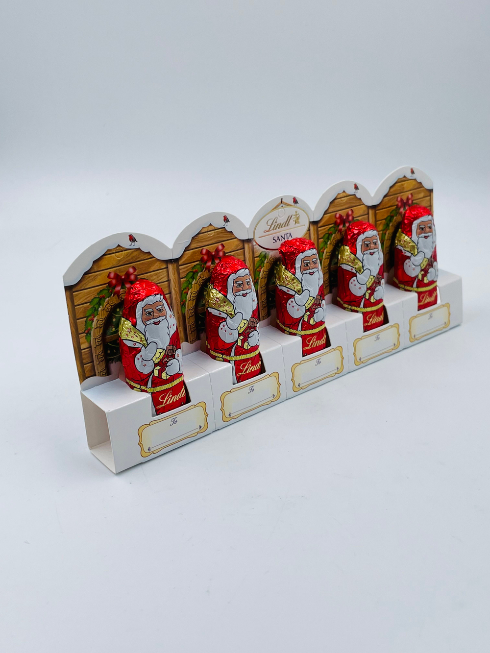 Шоколад Lindt фигурный молочный Mini Santa и Teddy Mini 2 уп. по 50 г (Германия)