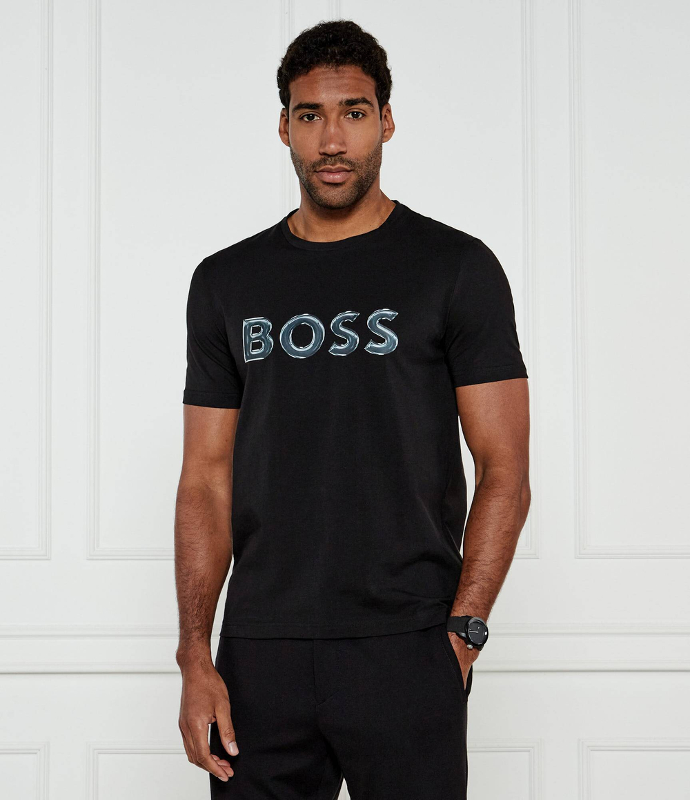 Футболка Tee Logo BOSS GREEN - черный(50535273)