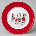 Тарелка обеденная «Family christmas» 25см