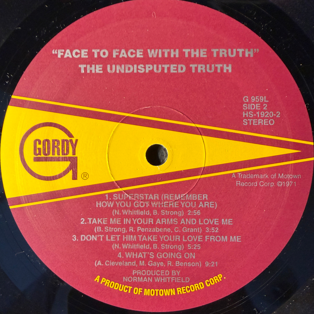The Undisputed Truth ‎– Face To Face With The Truth (США 1998г.)