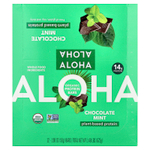 Aloha, Organic Protein Bars, Chocolate Mint, 12 Bars, 1.98 oz (56 g) Each