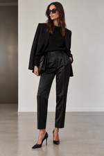 Новые атласные брюки Saint Laurent, S