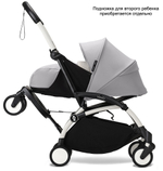 Коляска Stokke YOYO3 Newborn Pack рама белая White 2 в 1 Stone