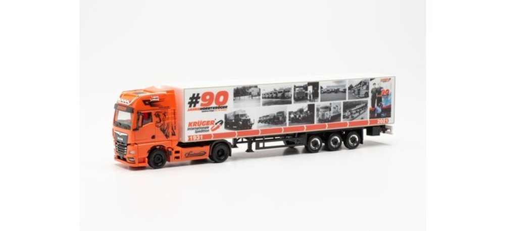 Грузовик MAN TGX GX пп фургон «Krüger Internationale Spedition»