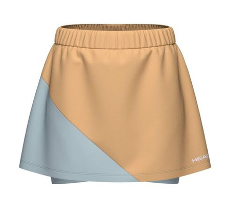 Женская теннисная юбка Head Dynamic — apricot/light blue