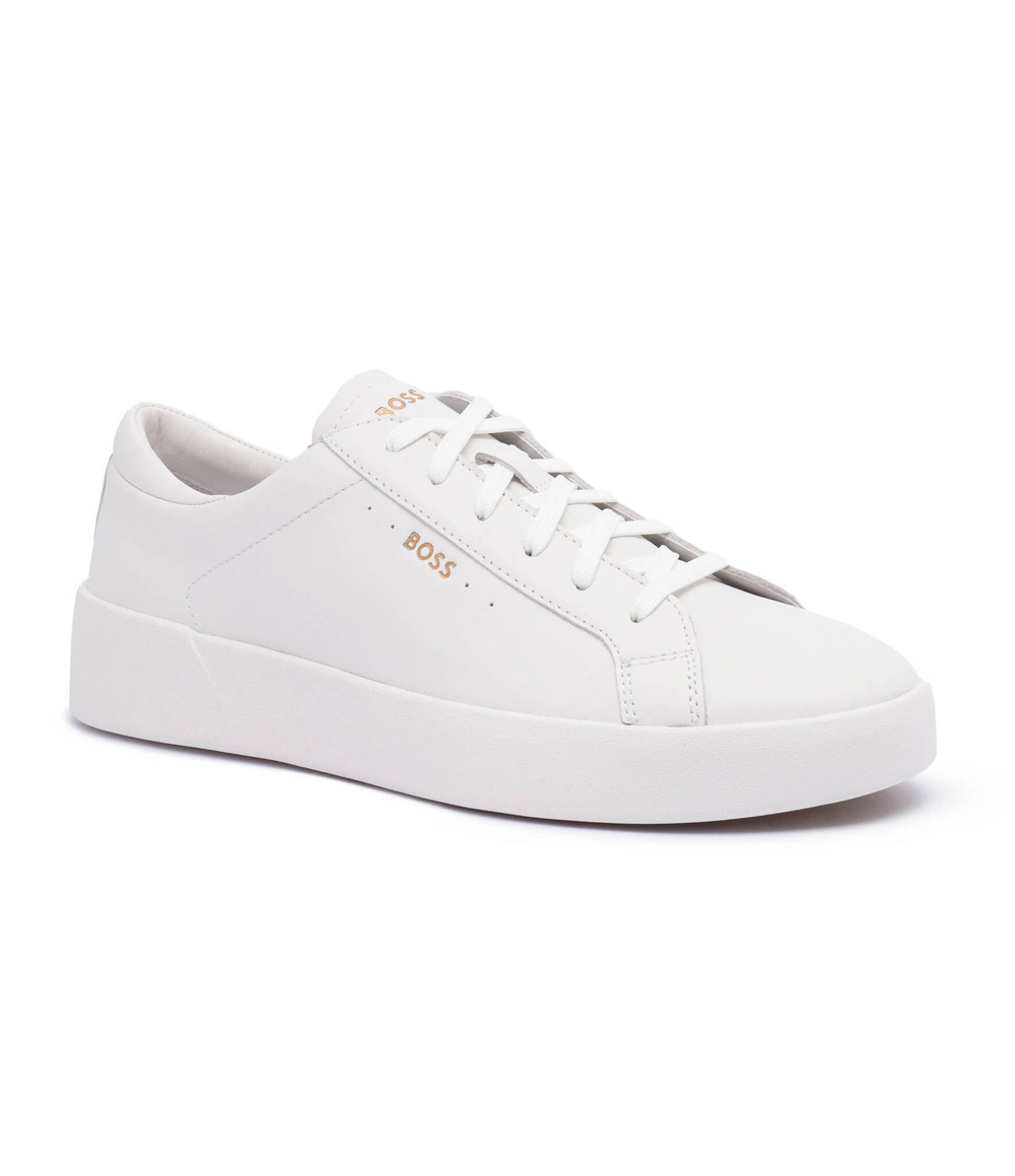 Кожаные кроссовки belwar BOSS BLACK - белый(50522865)