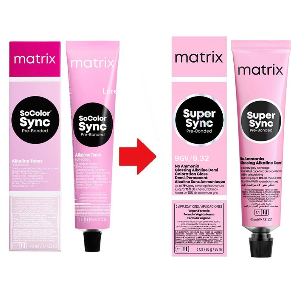 Matrix Super Sync 9NA Очень светлый блондин натуральный пепельный 90 мл