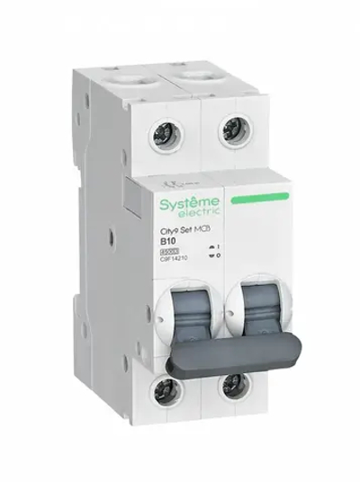 City9 Set Автоматический выключатель (АВ) B 10А 2P 4.5kA 230В