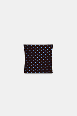 ZARA ТОП-БАНДО В ГОРОШЕК, КОРИЧНЕВЫЙ