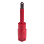KING TONY (4035VE08) Насадка (бита) торцевая диэлектрическая 1/2", HEX, 8 мм, L = 120 мм