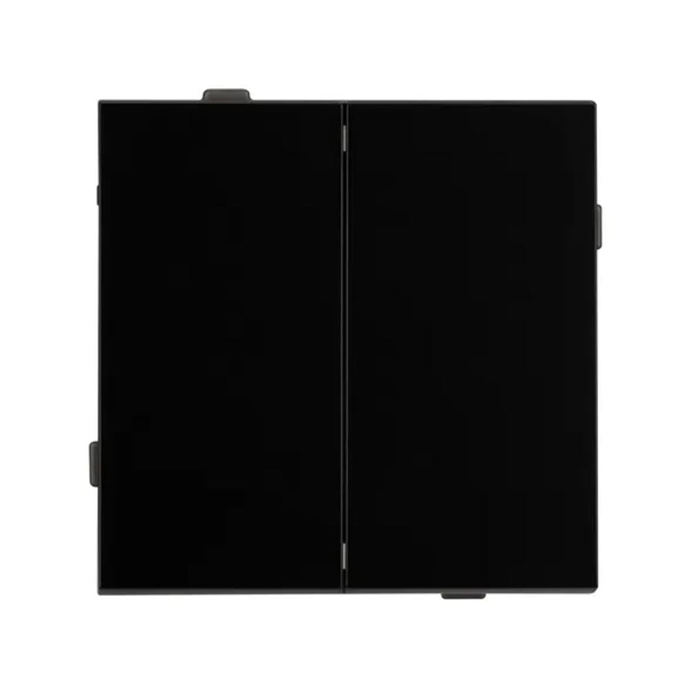 Механизм выключателя двухклавишный проходной SWT-TENDO-MKP2-PL-BK (230V, 10A) (Arlight, -) 054067