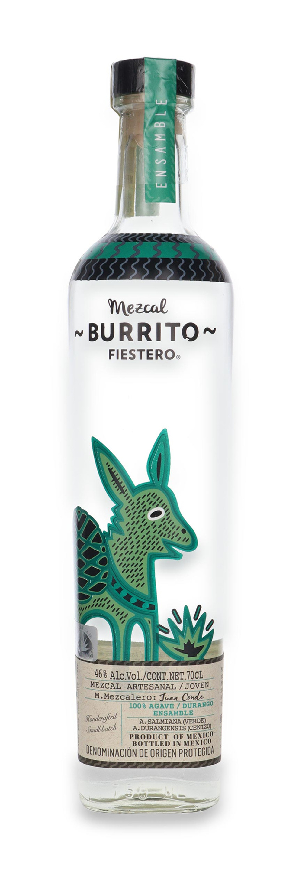 Мескаль Burrito Fiestero Ensamble, 0.7 л