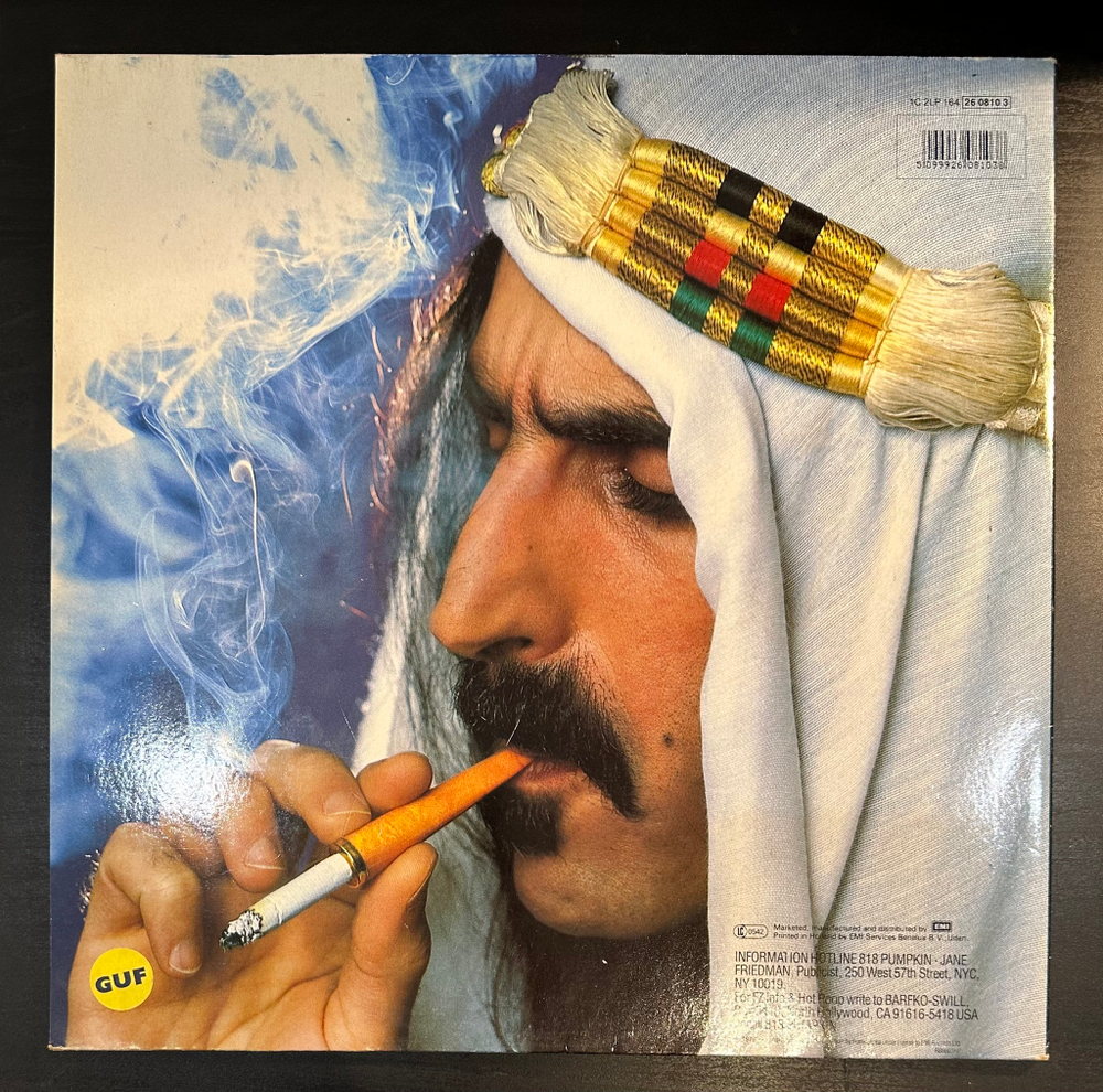 Frank Zappa - Sheik Yerbouti 2LP (Европа 1985г.)