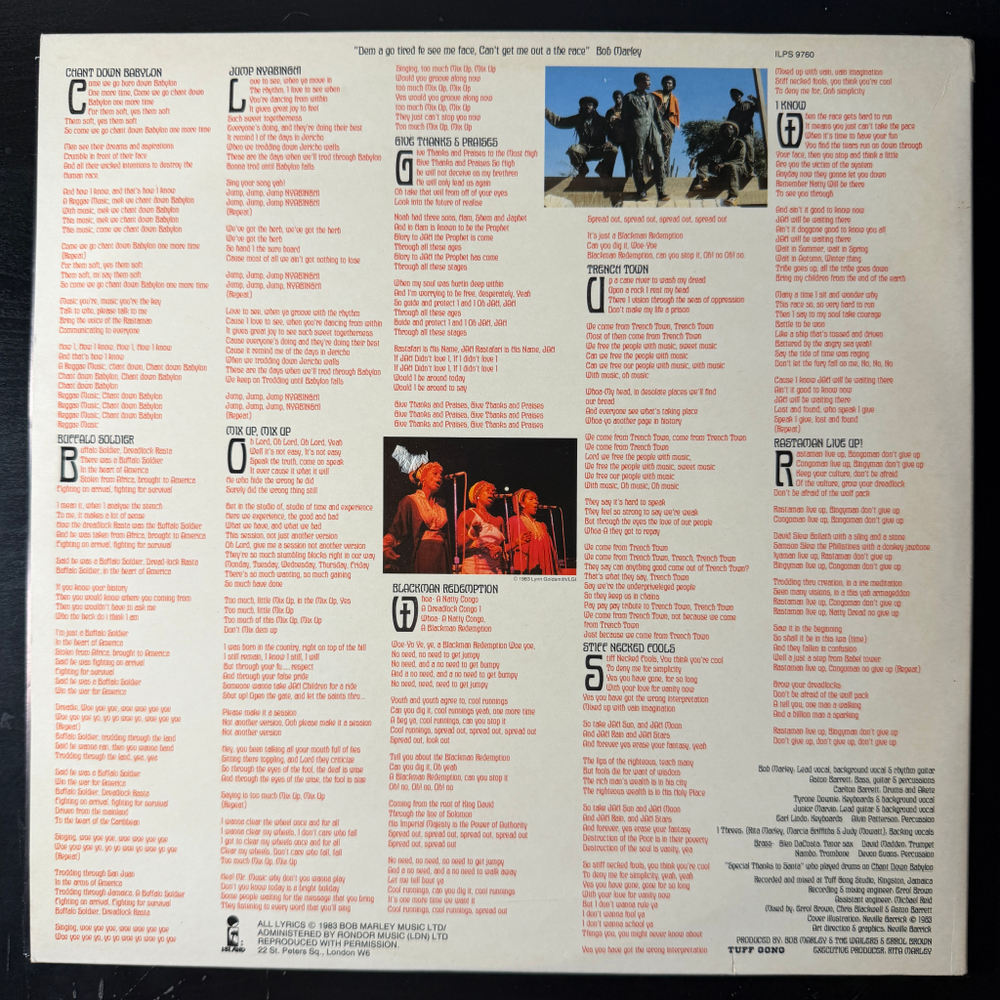 Bob Marley & The Wailers - Confrontation (Скандинавия 1973г.)