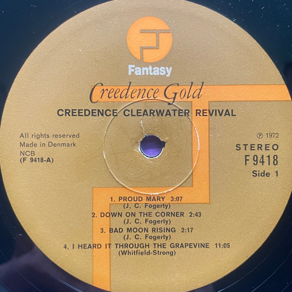 Creedence Clearwater Revival ‎– Creedence Gold (Дания 1972г.)