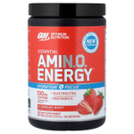 Optimum Nutrition, Незаменимые Amin.O. Energy®, клубничный вкус, 270 г (9,5 унции)