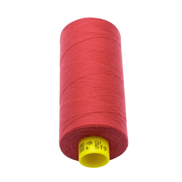 Нитка Gutermann Mara 150 (1000 метров), 1 кат., особо тонкая | 519 т.лососевый