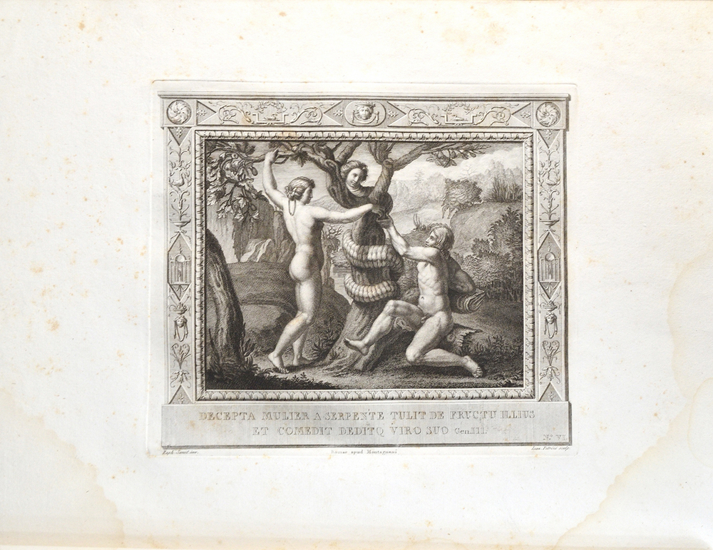 Библия Рафаэля Санти. Гравюры. 1790