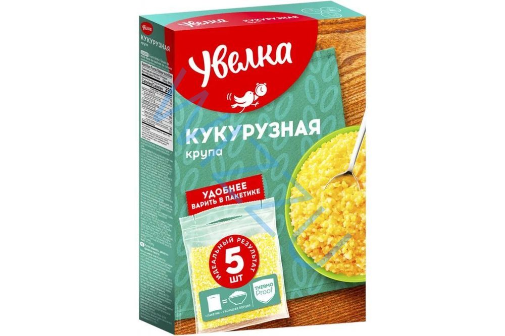 Крупа Увелка Кукурузная вар/пак 5х80г 400г