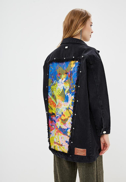 LIGVIANNI Джинсовая куртка Denim Jacket The Dragon of Eternity