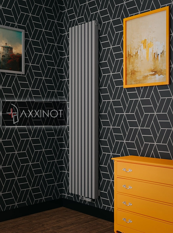Axxinot Cardea V 1000 - вертикальный трубчатый радиатор высотой 1000 мм, палитра RAL