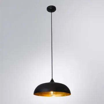 Подвесной светильник 1*E27 A7104SP-1BK черный Carmel Arte Lamp