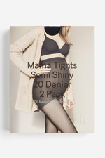 Колготки MAMA 20 ден, 2 шт. - H&M