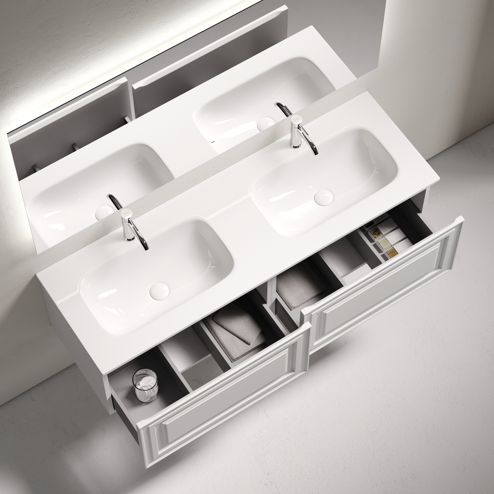 Тумба подвесная Sancos Very c одним ящиком 690х445х406, Bianco, VR70W, арт. VR70W