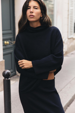 ОДНОТОННЫЙ СВИТЕР С ВОРОТНИКОМ-СТОЙКОЙ — ZARA