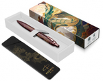 Шариковая ручка с чехлом Parker IM Monochrome Brown Dragon Special Edition, стержень:M, цвет чернил: blue, в подарочной упаковке.