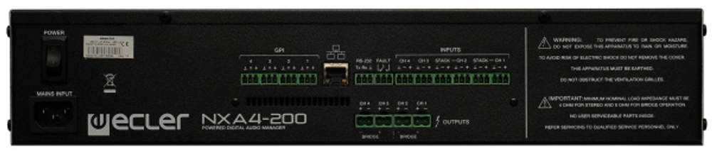 Микшер-усилитель Ecler NXA 4-200
