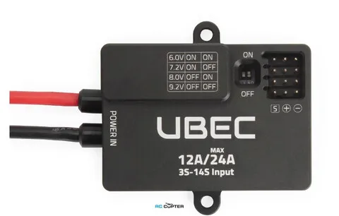 Стабилизатор напряжения Holybro UBEC 12A 3-14S (7-52V); 6/7.2/8/9.2V понижающий
