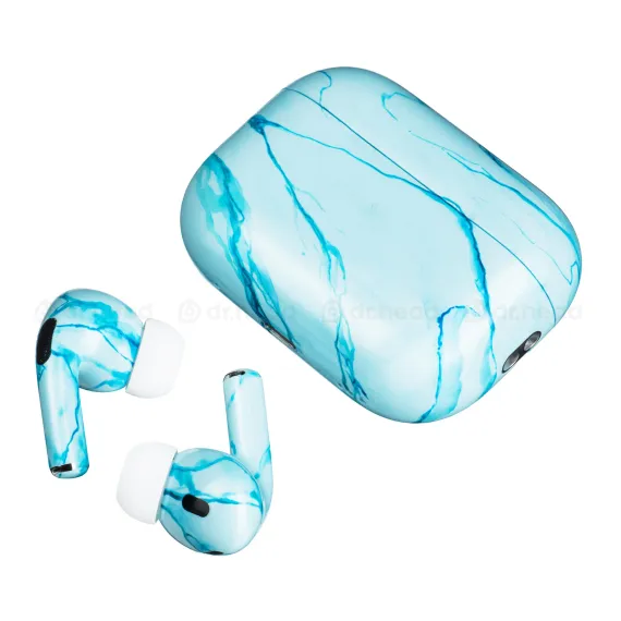 Apple AirPods Pro 2 USB-C Light Blue Marble Gloss