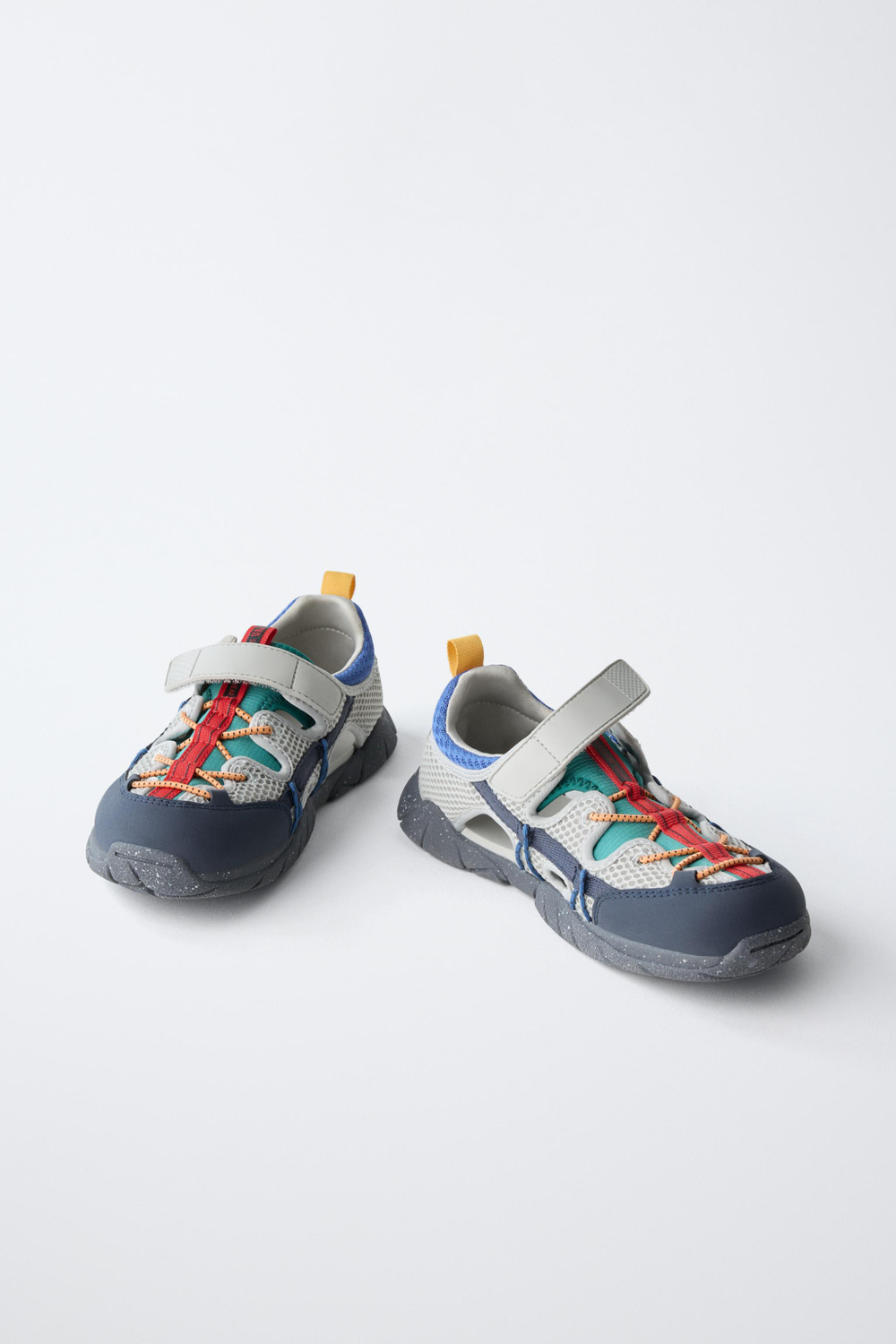 ZARA BAREFOOT КРОССОВКИ С ВЫРЕЗАМИ, РАЗНОЦВЕТНЫЙ