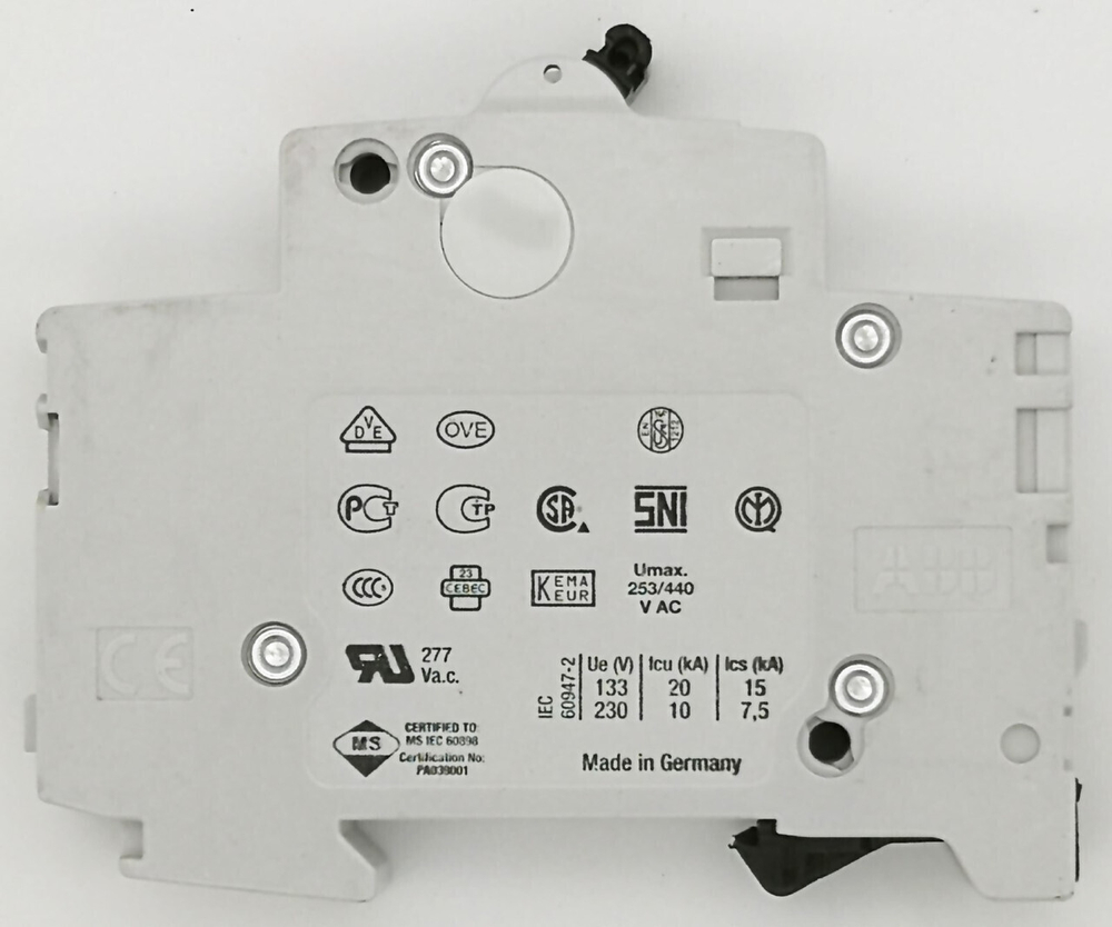 ABB S201 C4 Выключатель автоматический 2CDS251001R0044 6kA