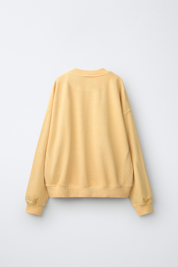 ZARA - FRUIT OF THE LOOM™ ТОЛСТОВКА С ВЫШИВКОЙ, ЖЕЛТЫЙ