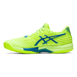 Женские теннисные кроссовки ASICS Solution Speed FF 2 Clay Court Shoe Women - Neon Green, Blue