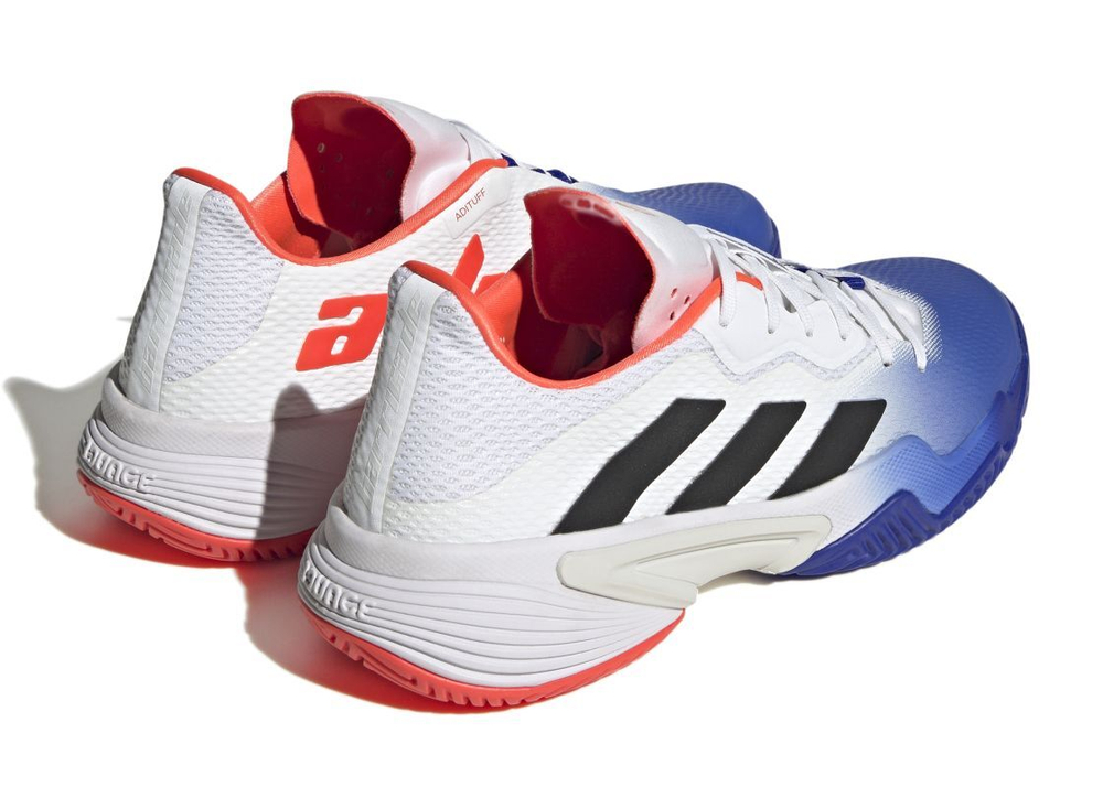 Мужские кроссовки теннисные Adidas Barricade M - lucid blue/core black/solar red