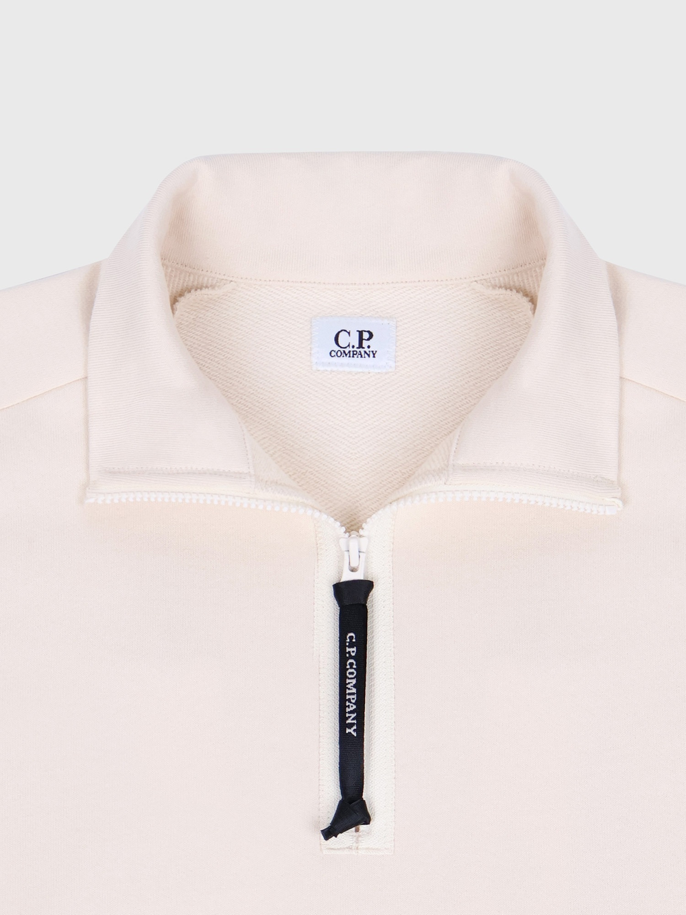 Свитшот на молнии C.P. Company Diagonal Raised Half Zip Pistachio