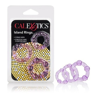 Комплект из 3-х эрекционных колец Island Rings - Purple (Цвет: фиолетовый)