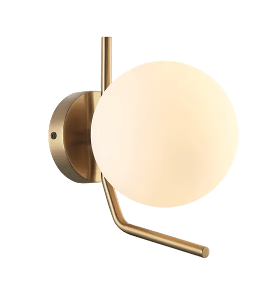 Бра NewRgy 4400MBM/1 BRO+WH, 40 Вт, бронзовое