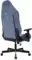 Кресло игровое Knight N1 Fabric синий Light-27 с подголов. крестов. металл
