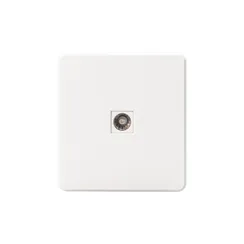 Розетка телевизионная KRANZ Miele Round Перламутр KR-78-0723-1