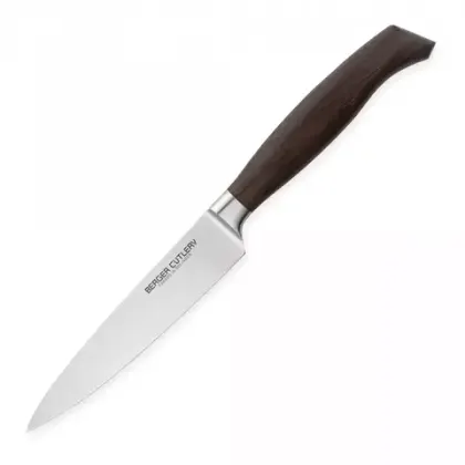 Нож филейный гибкий 16см Berger Cutlery Ergo Line Smoked Oak