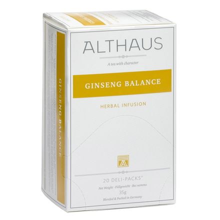 Althaus Ginseng Balance чай травяной в пакетиках, 20 шт