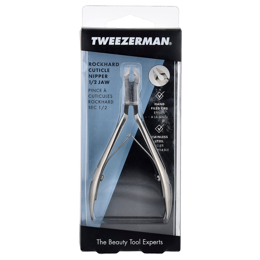 Tweezerman, Rockhead, щипцы для кутикулы, 1/2 губки, 1 шт.