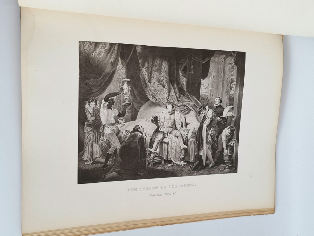 "The gallery of illustration for Shakespeares dramatic works"   John Boydell  1874 г.   Антикварная книга