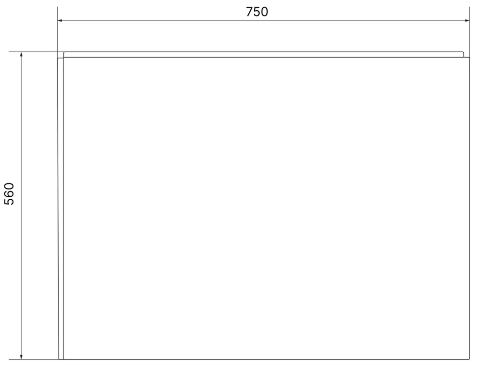 Панель боковая FLAT 75 L