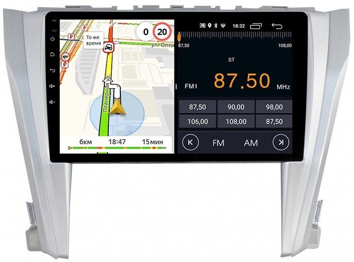Магнитола для Toyota Camry 2014-2018 - Parafar PF466FHD на Android 13, CarPlay, 4G SIM-слот