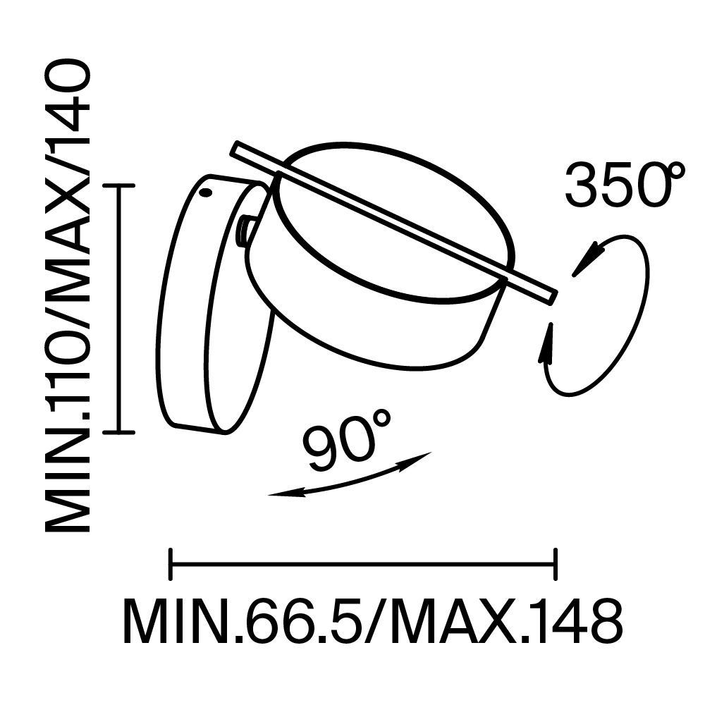 Настенный светодиодный светильник Maytoni Nuance MOD180WL-L4B3K1